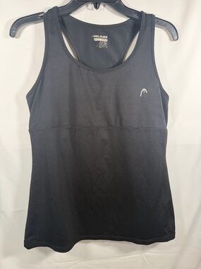 HEAD Black Racerback Performance Tank Top